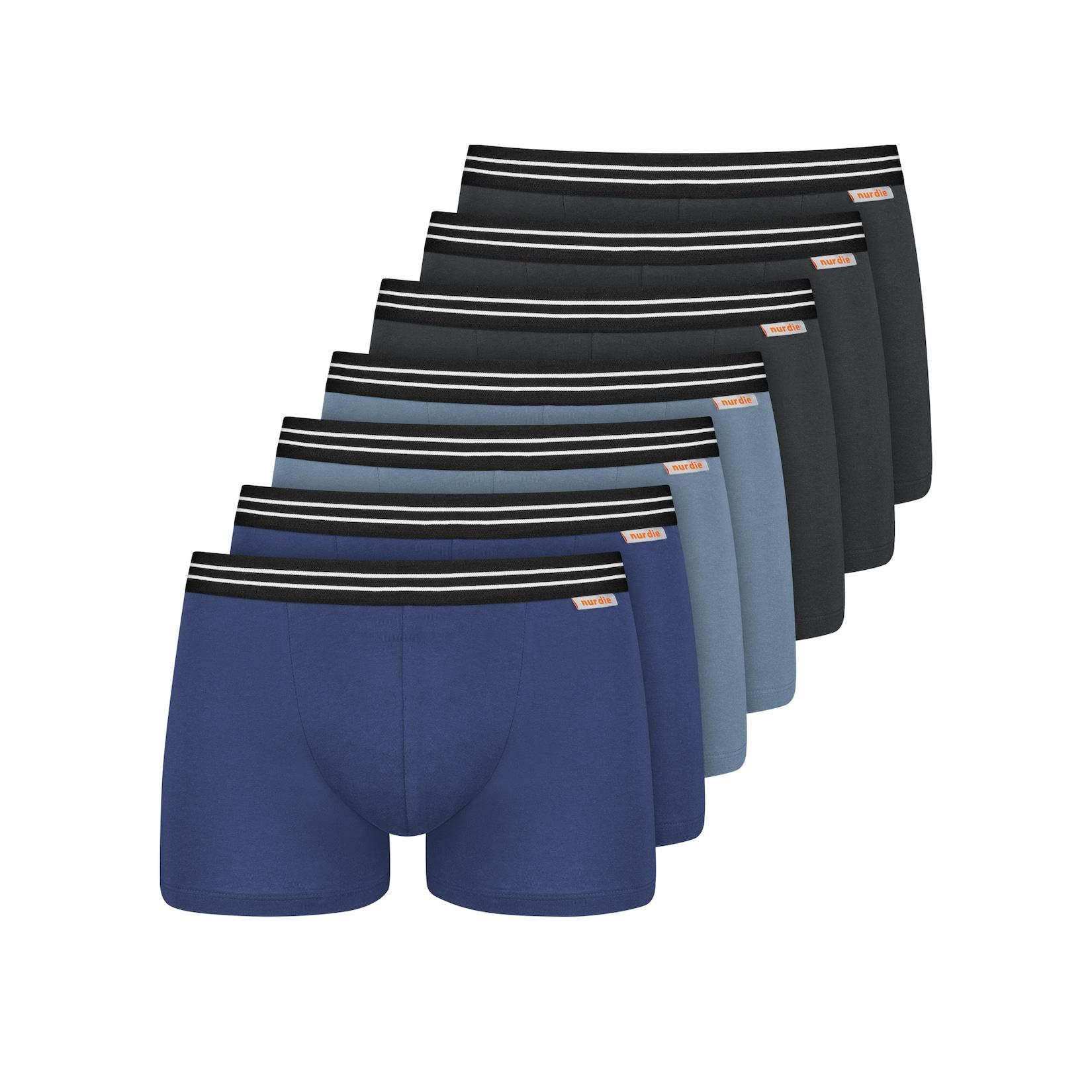 NUR DIE Herren Boxer Cotton Stretch 7er Pack