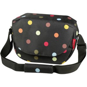 KLICKfix KLICKfix Fahrrad-Lenkertasche FUNBAG Reisenthel, 4 Liter, Dots, mit  -Halterung, Umhängetasche