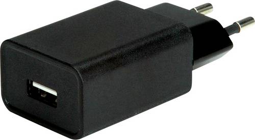 Value USB Ladegerät 18W 1x USB-A Quick Charge 3.0 Schwarz Qualcomm Quick Charge 3.0