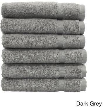 Authentic Hotel and Spa Omni Turkish Cotton Terry Washcloths (Set of 6)