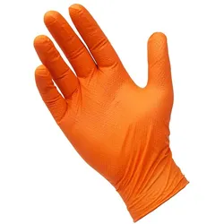 1000 Unigloves Protect Nitrilhandschuhe | orange | Gr. XL | Einweghandschuhe