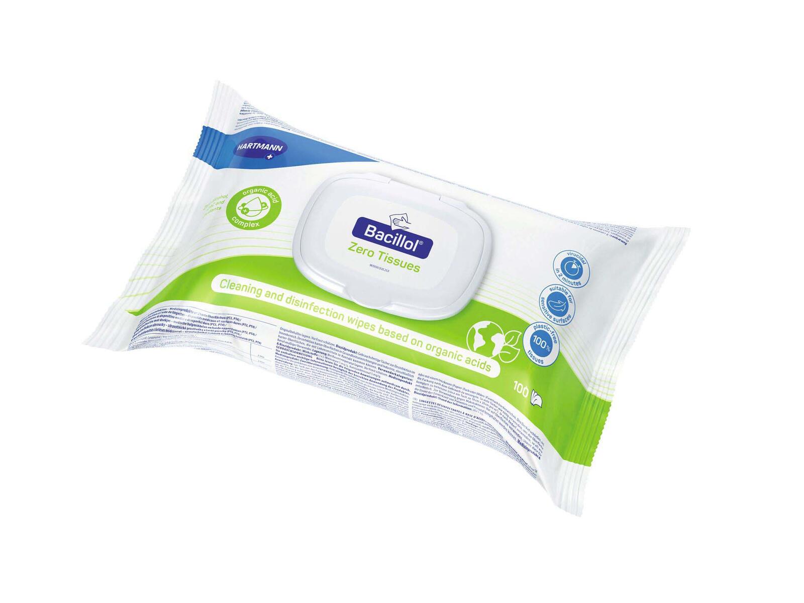 HARTMANN Desinfektionstücher Bacillol® Zero Tissues 981935