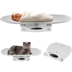 Ecosa 3in1 Babywaage, Tierwaage & Personenwaage mit Tara-/Hold-Funktion