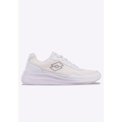 Sneaker LOTTO, Damen, Gr. 40, Textil, weiß (weiß, leuchtendesgrau), Synthetik, Textil, Schuhe Sneaker, besonders leicht & bequem