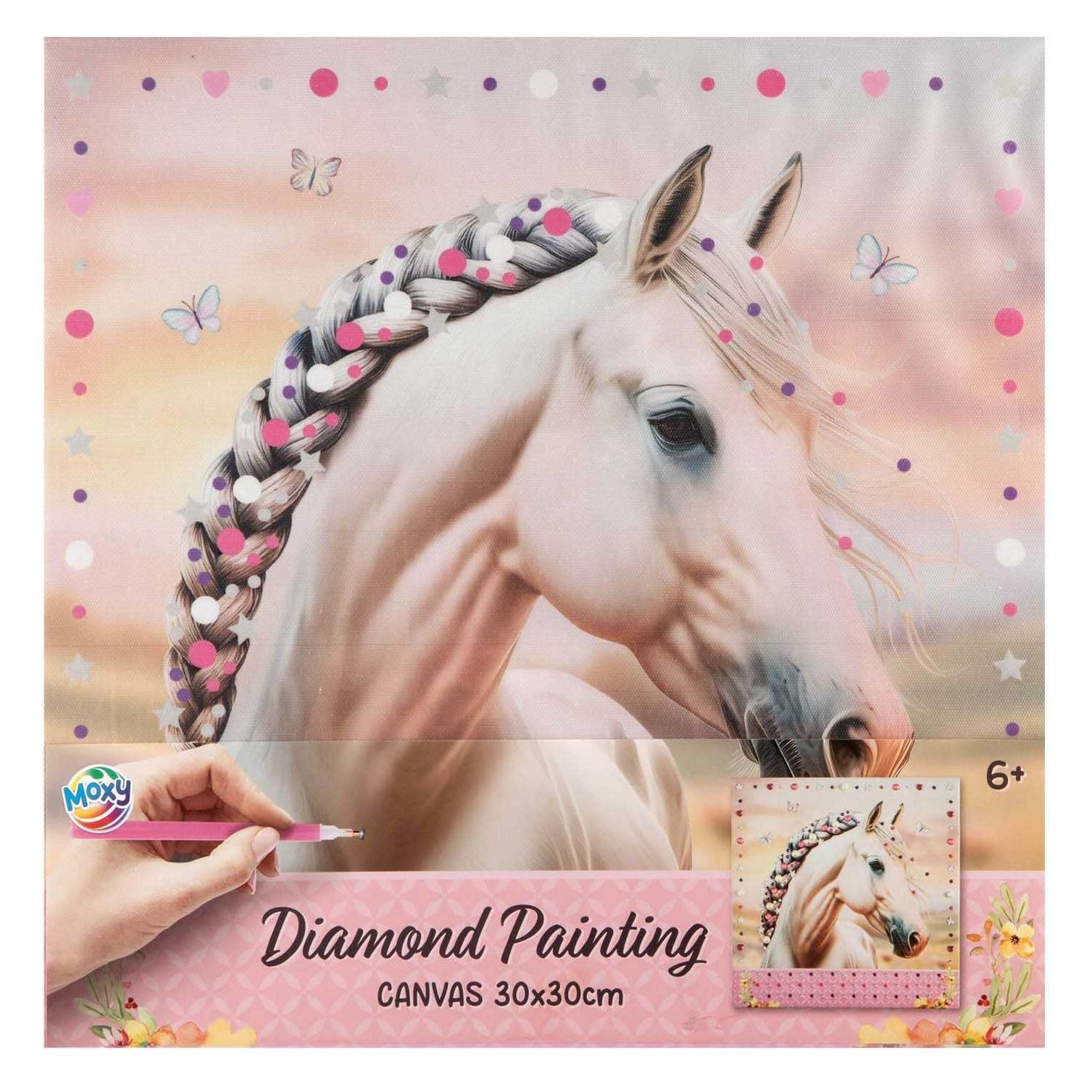 Grafix Diamantmalerei Auf Leinwand Pferdekollektion 30X30 Cm (043.190007)