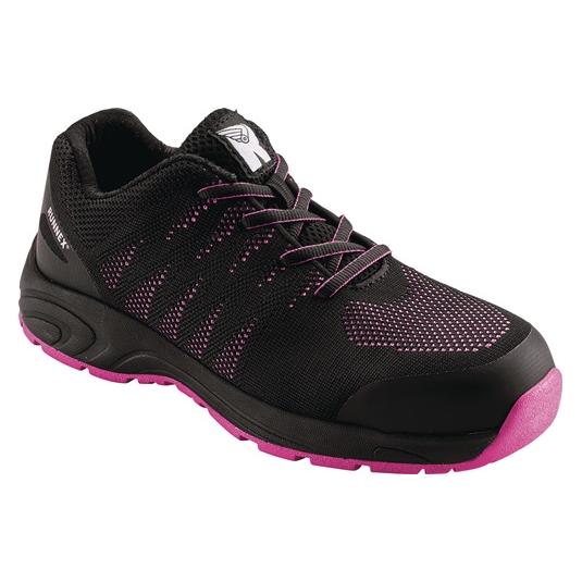 BIG Arbeitsschutz Damensicherheitsschuh GirlStar 5180 Gr.39 schwarz/pink S1P SRC PES RUNNEX (S1P, 39) (5180-39)