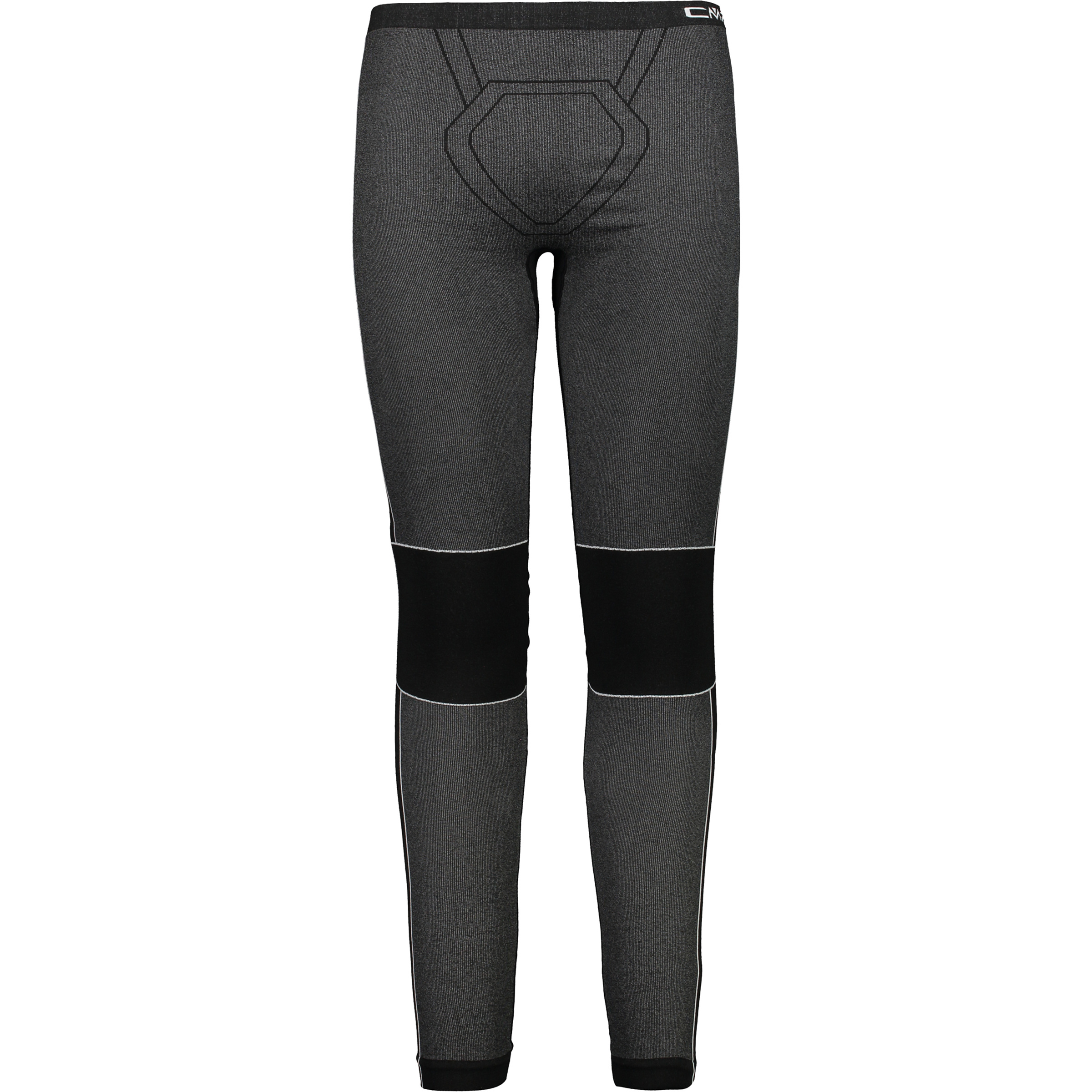 CMP Seamless Long Hose Herren Lange Unterhose schwarz Größe M Elastisch