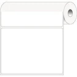 Brady, Etikettenrolle, BPT-108x80-B7610, Papier, Weiss, holzfrei, 108.00 x 80.00 mm, permanent (1 VE = 4 Rollen á 75