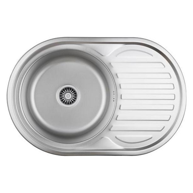 Steiner TOM 211 Steinsteel 1 bowl satin sink with siphon without (73241000)