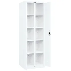 CP Wäschespind »Classic Plus zueinander zuschlagende Türen Korpus weiß« Drehriegelv weiß, 60x185x50 cm