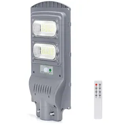 Aigostar 100W LED-Solar Straßenleuchte Straßenlaterne Solarleuchte für Außen mit Fernbdienung 6500K
