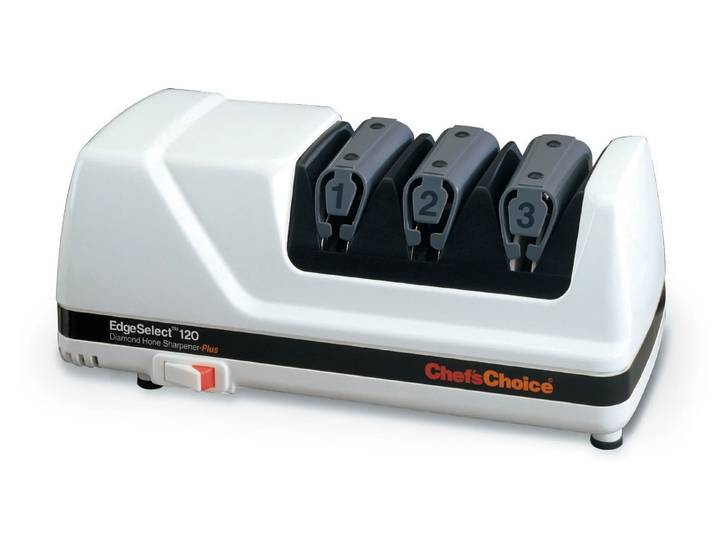 Chef s Choice Modell 120 Messerschärfer elektrisch Diamant 3 Stufen Weiß'