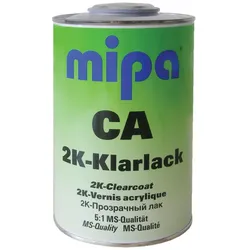 MIPA CA 2K MS-Klarlack 5:1 f. NE-Metalle UV-beständig, 1 Ltr.