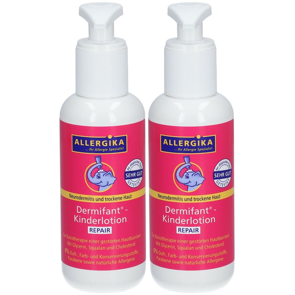 2x Dermifant Kinderlotion Repair 2x200 ml Lotion