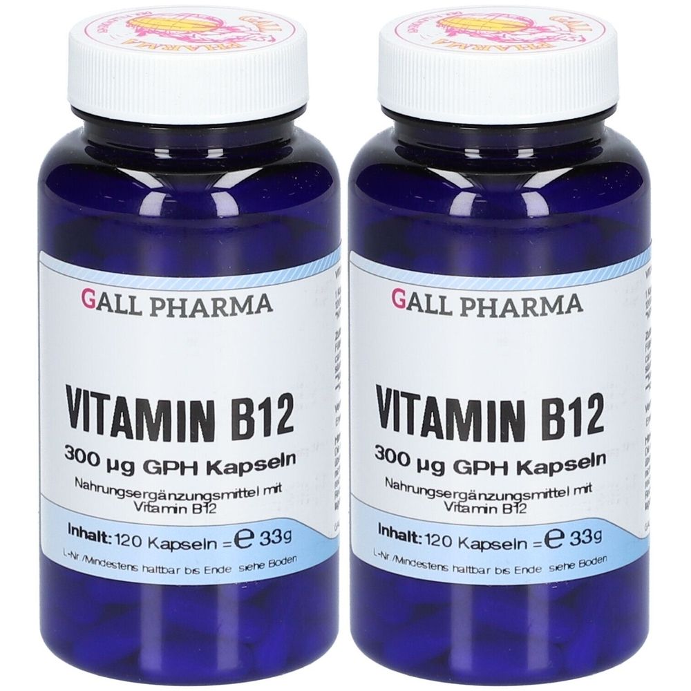 Vitamin B12 300 µg GPH Kapseln 2x 2x120 St