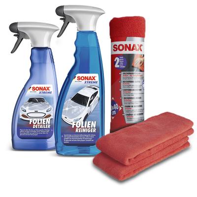 Sonax 500 ml XTREME FolienDetailer + 750 ml FolienReiniger + Tücher [Hersteller-Nr. 40842101]