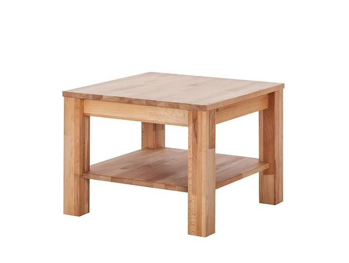 Couchtisch BenWOOD I 60 x 45 x 60cm Braun/Beige/Kernbuche