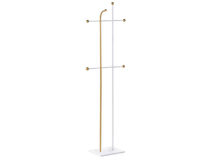 Beliani Garderobenständer Gold Odhill, Goldfarben, Metall, 46x162x26 cm, Garderobe, Garderobenständer