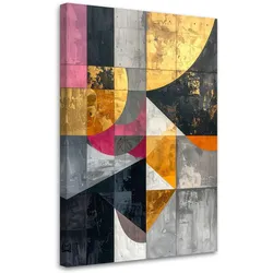BILD auf Leinwand, Moderne farbige Abstrakt