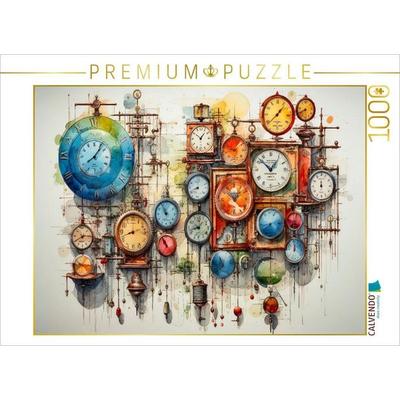CALVENDO Puzzle Uhren | 1000 Teile Lege-Größe 64x48cm Foto-Puzzle für glückliche Stunden