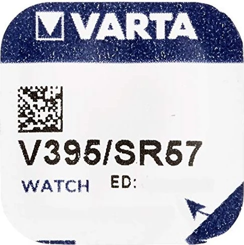 Varta Silberoxid-Knopfzelle 395 (silber, 10 Stück)