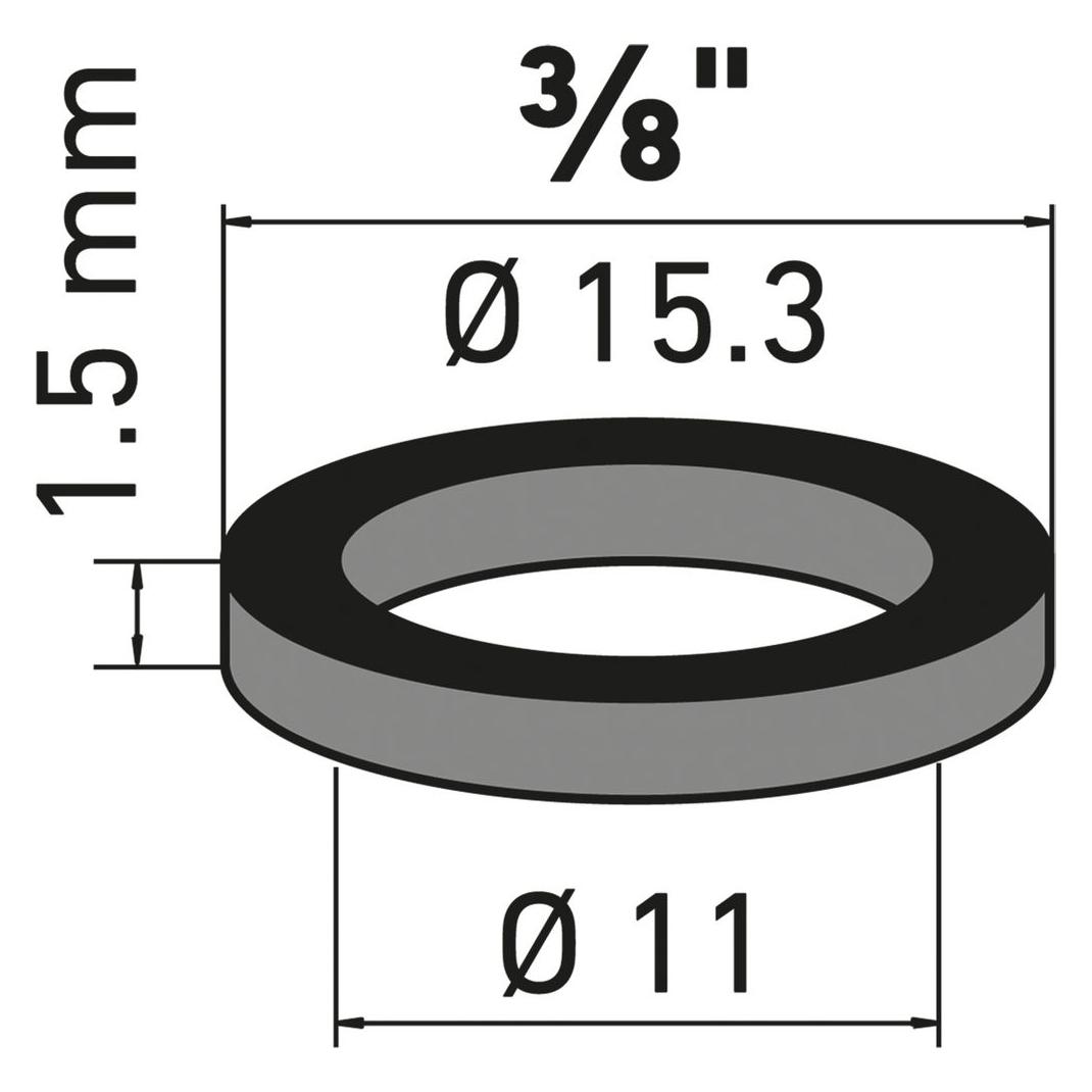 Neoperl Gummidichtung 10St 3/8" (78 1302 96)