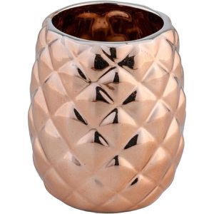 Axentia Zahnputzbecher Copper, kupfer, aus Keramik, 9 x 10,5 cm, 250 ml