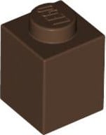 Lego Lega deel c. 3005 bruinrood