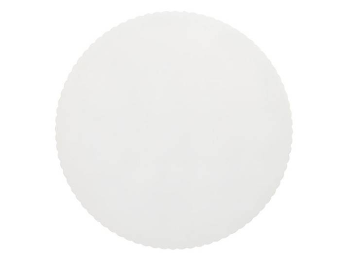 PAPSTAR Tortenplatte 500 x Tortenunterlagen Pappe pure Ø 28 cm weiss mit gezacktem Rand, Holzschliff-Karton