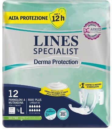 Lines Pannolone Mutandina  Specialist Derma Protection L 12 Pezzi