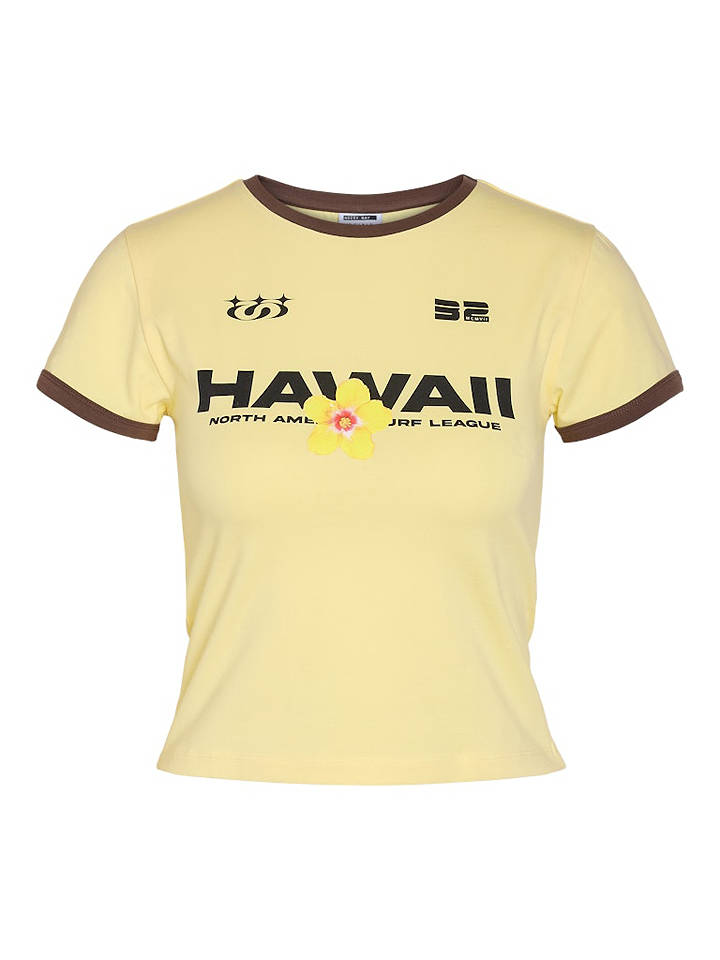 Noisy may Shirt in Gelb - S