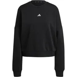adidas Essentials S Logo Feel Cozy Sweatshirt Damen - black/white