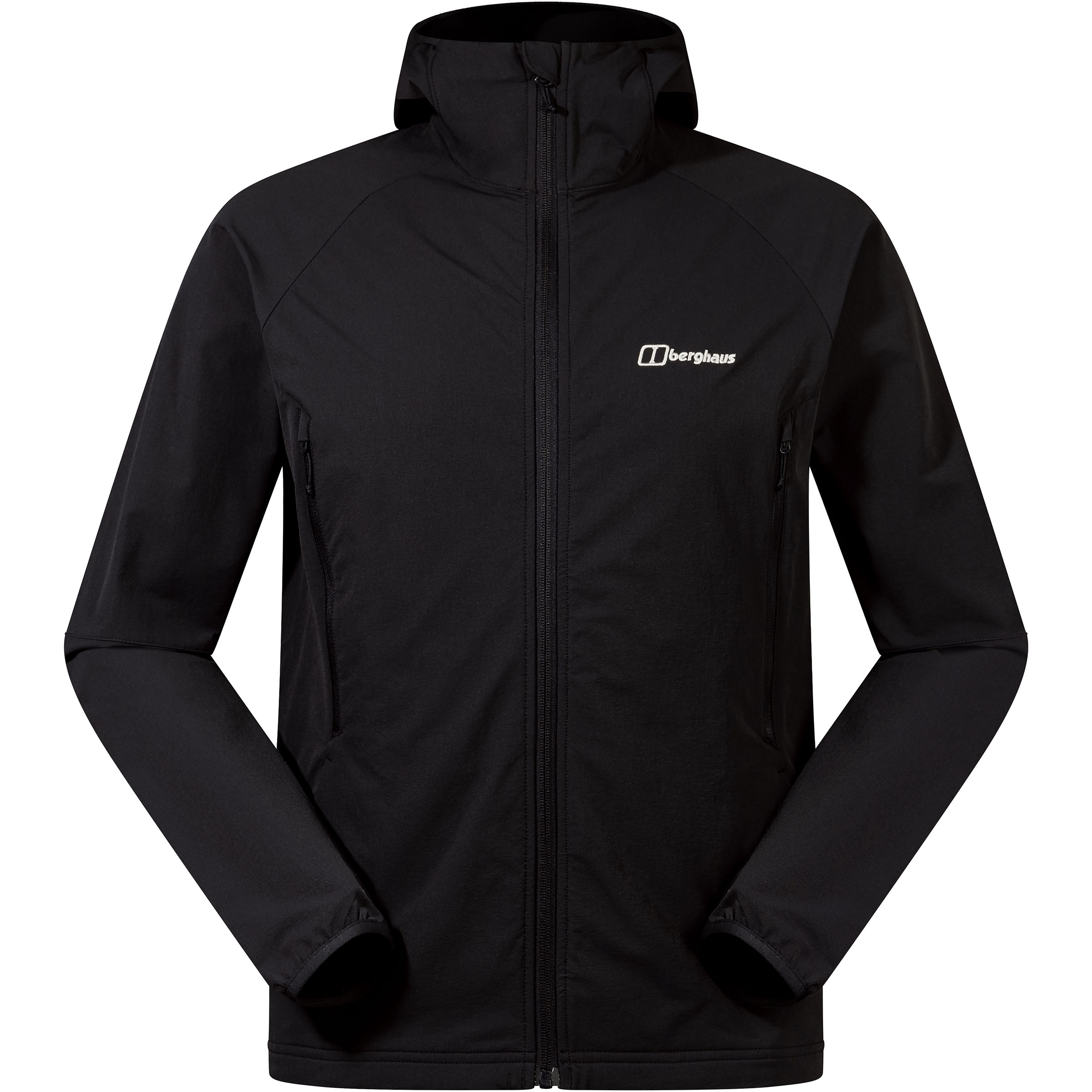 Berghaus Skelbo Herren Softshelljacke schwarz Größe S Trekking Winddicht