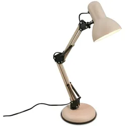 Briloner, Tischlampe, PIXA Homeoffice Tischleuchte Retro - Beige (E14)