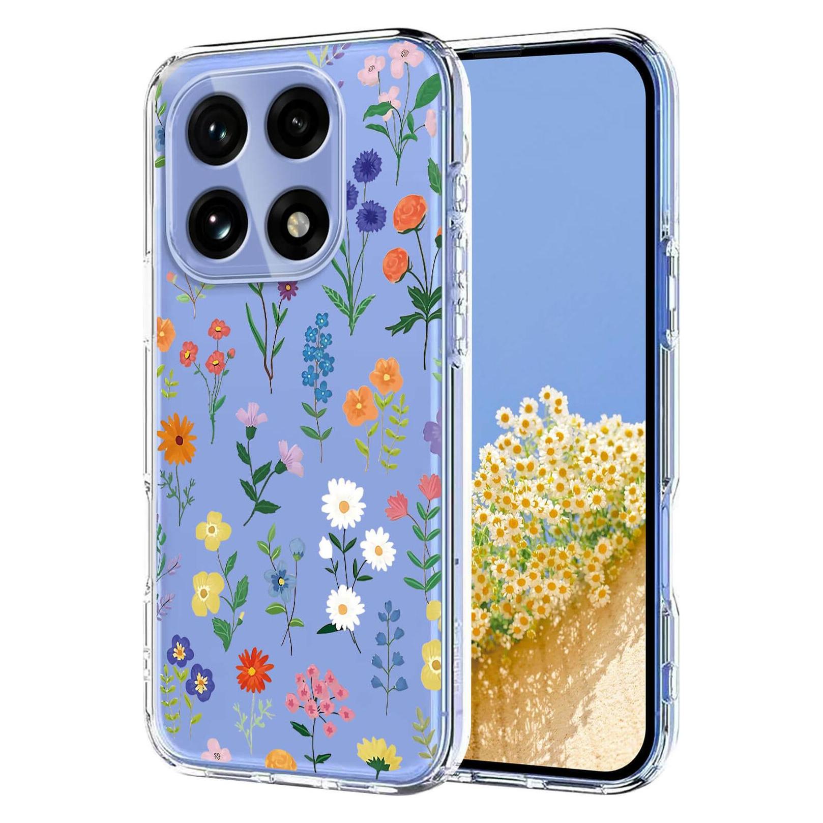 Cover-Discount OnePlus 15 - Silikon Gummi Hülle Blumen (OnePlus 15) (66521324)