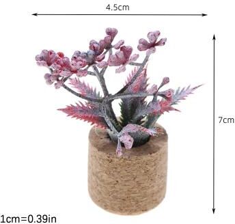 Uplift Treasures Mini Dollhouse Potted Plant 1 To 12 Scale Garden Decor a3