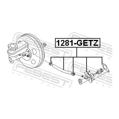 FEBEST Geberzylinder, Kupplung 1281-GETZ für HYUNDAI