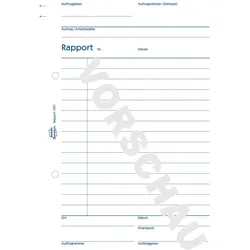 Avery, Formular, Formularbuch Rapport