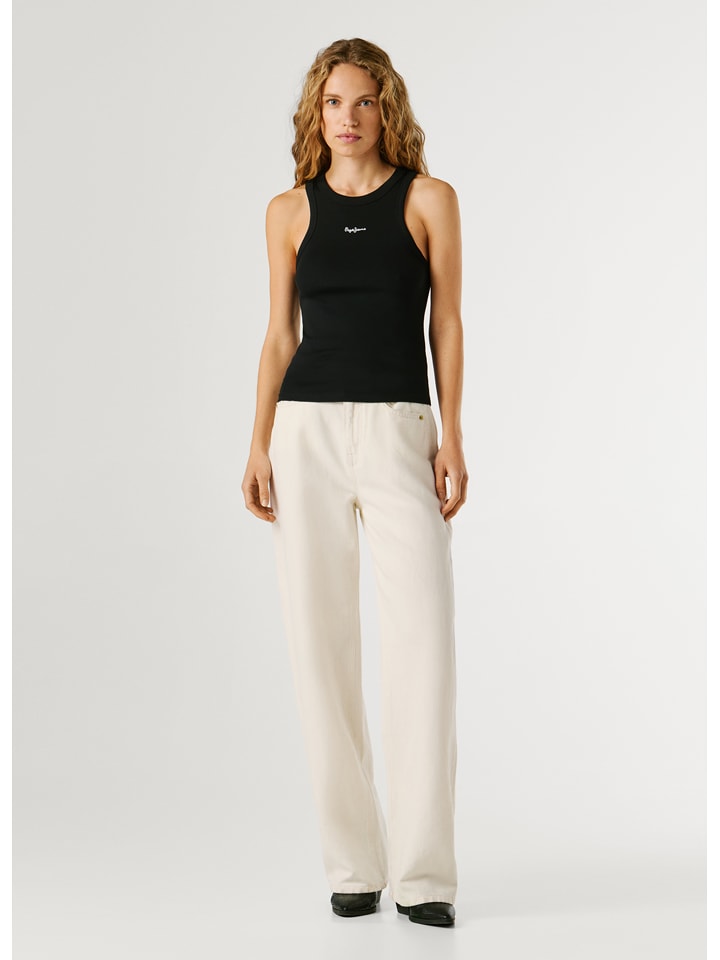 Pepe Jeans Top "Marian" in Schwarz - M