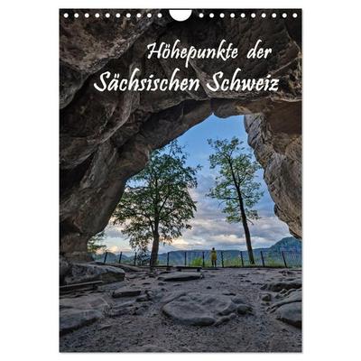 Höhepunkte der Sächsischen Schweiz (Wandkalender 2026 DIN A4 hoch), CALVENDO Monatskalender