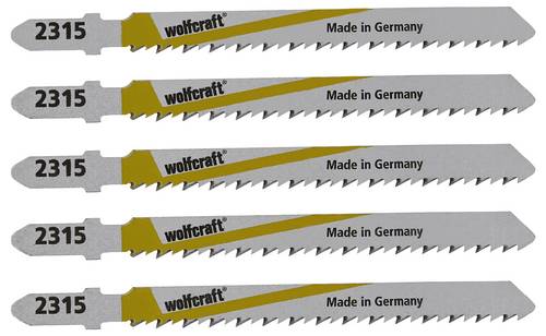 Wolfcraft 2365000 5 Stichsägeblätter 5St.