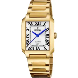 Festina Quarz Damen On the square F20680/1 - silber,gold - 33mm