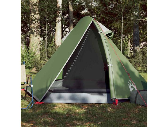 vidaXL Kuppel-Campingzelt 2 Personen Grün Wasserdicht