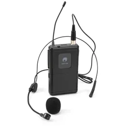 OMNITRONIC PORTY-8A Taschensender + Kopfbügelmikrofon 863,1MHz