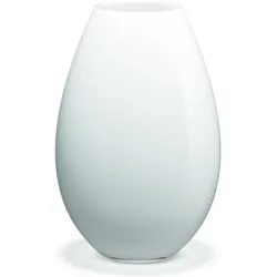 Holmegaard, Vase, H 20,5 cm - Mundblaest glas - Hvid