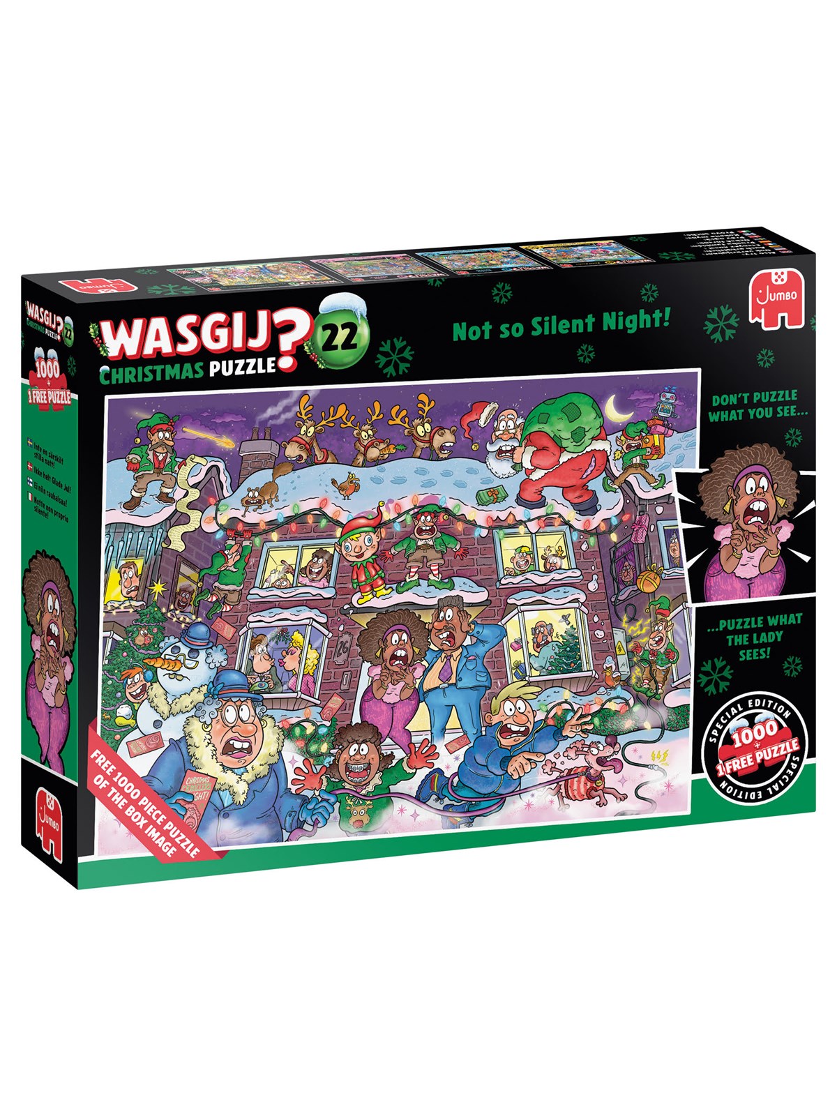 Wasgij Christmas 22 - Not so Silent Night! (2x1000)
