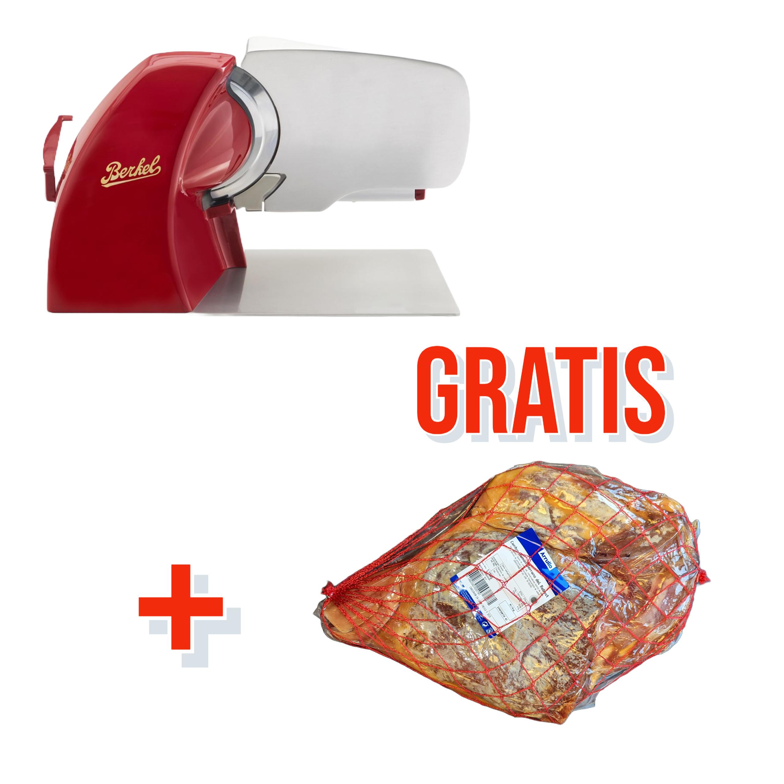 BERKEL HOME LINE PLUS 200, rot Schinken Set