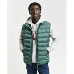 Gant für Herren. 7006299 Leichte Daunenweste grün (L), Lässig, Recyceltes Polyester, Nachhaltig