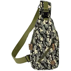 Sling Bag Camo Canvas oliv 315