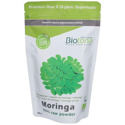 Biotona Moringa Raw Bio ok Nlfrde 200 g Pulver